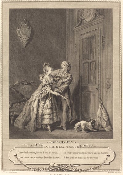 The Unexpected Visit by Nicolas Joseph Voyez after Sigmund Freudenberger