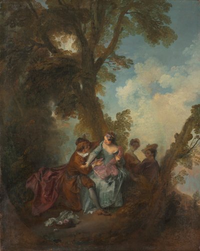 Declaration of Love, c. 1720 by Nicolas Lancret
