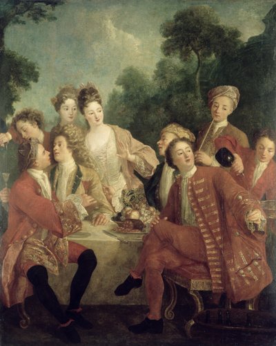 The Ham Lunch by Nicolas Lancret