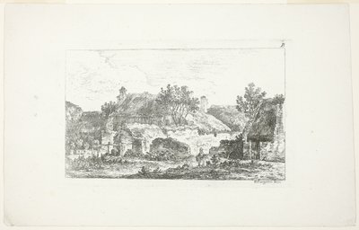 Landscape, from Second Notebook of Landscapes by Nicolas Perignon