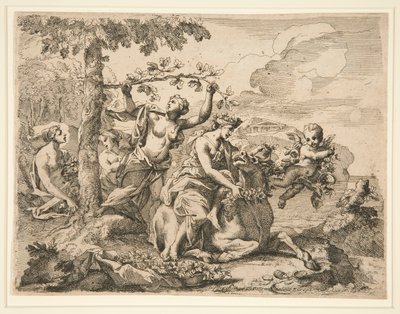 Rape of Europa by Nicolas Pierre Loir