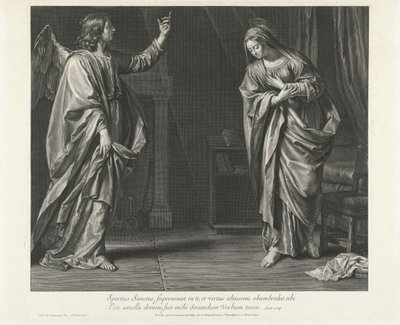 Annunciation by Nicolas Pitau (I)