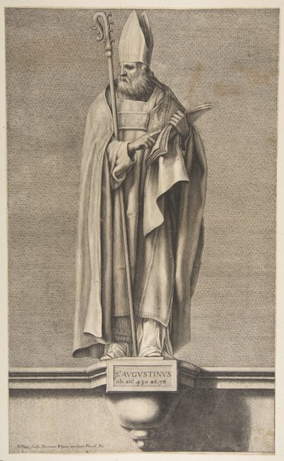 St. Augustine by Nicolas Pitau