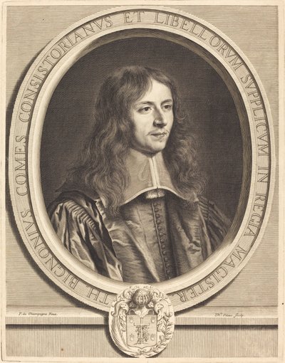 Thierry Bignon by Nicolas Pitau I after Philippe de Champaigne