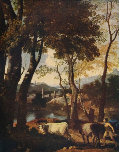 Landscape by Nicolas Poussin