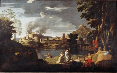 Orpheus and Eurydice by Nicolas Poussin