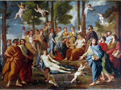 Parnassus by Nicolas Poussin