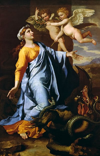 Saint Margaret by Nicolas Poussin