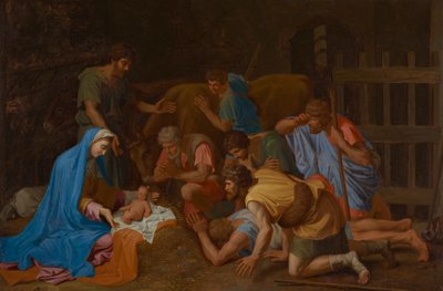 The Adoration of the Shepherds by Nicolas Poussin