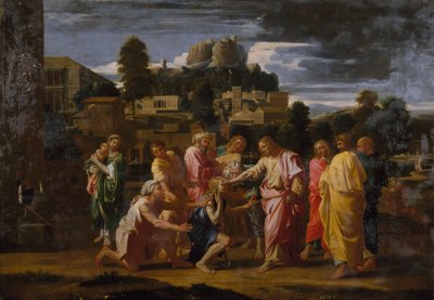 The Blind Men of Jericho by Nicolas Poussin