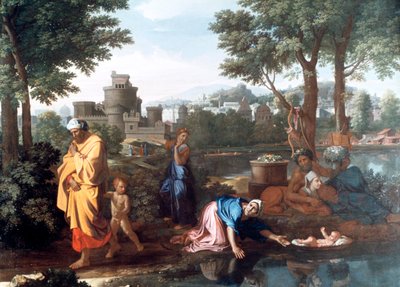 The Exposition of Moses by Nicolas Poussin
