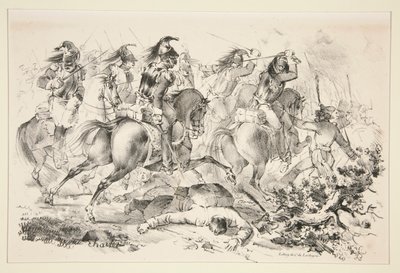 Cuirassiers Charging by Nicolas Toussaint Charlet