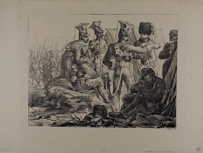Lancers on Bivouac by Nicolas Toussaint Charlet