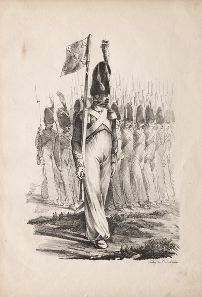 Military Costumes: Carabiners Sergeant, General Guide by Nicolas Toussaint Charlet