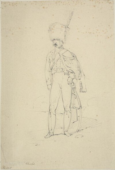 Standing Hussar by Nicolas Toussaint Charlet