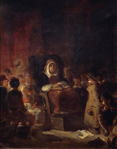 The Schoolmistress by Nicolas Toussaint Charlet