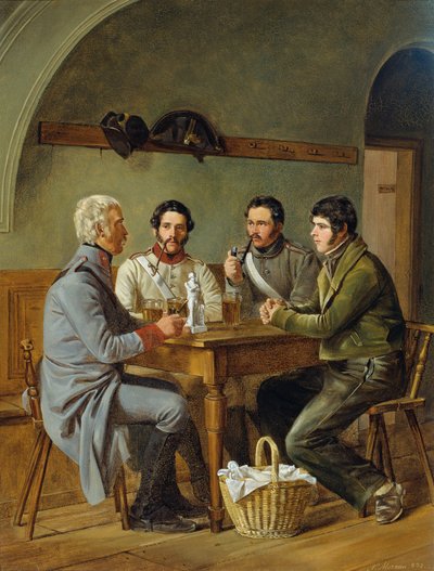 Austrian Veterans by Nicolaus Moreau
