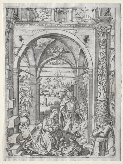 Adoration of the Shepherds by Nicoletto da Modena