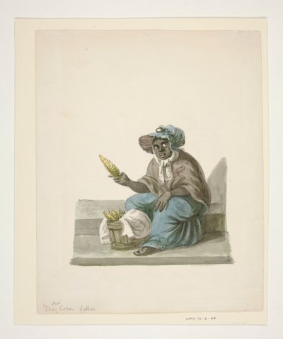 The Hot Corn Seller by Nicolino Calyo