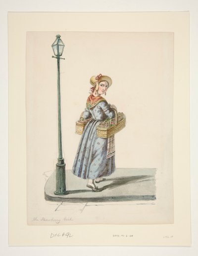 The Strawberry Girl by Nicolino Calyo