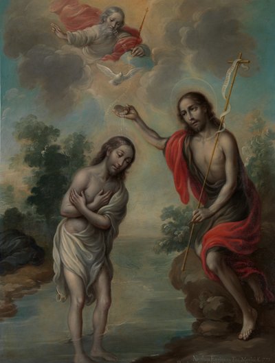 The Baptism of Christ by Nicolás Enríquez