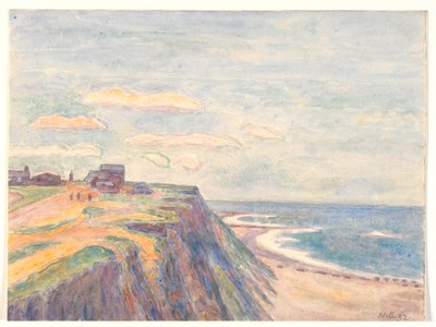 Cliffs near Bovbjerg by Niels Jakob Jakobsen Bjerre
