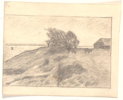 View at Vejbjerggaard with Venø by Niels Jakob Jakobsen Bjerre