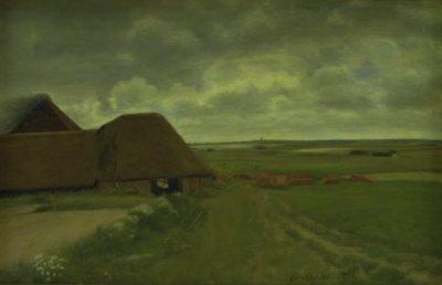 At a West Jutland Brickworks. Gray Weather by Niels Jakob Jakobsen Bjerre