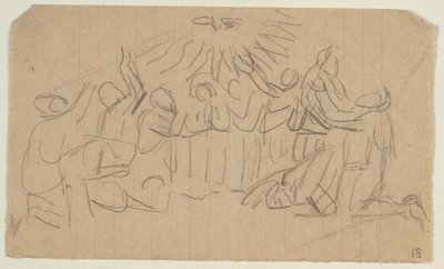 Composition Sketch by Niels Larsen Stevns