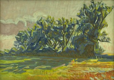 Row of Willows Near Borup by Niels Larsen Stevns
