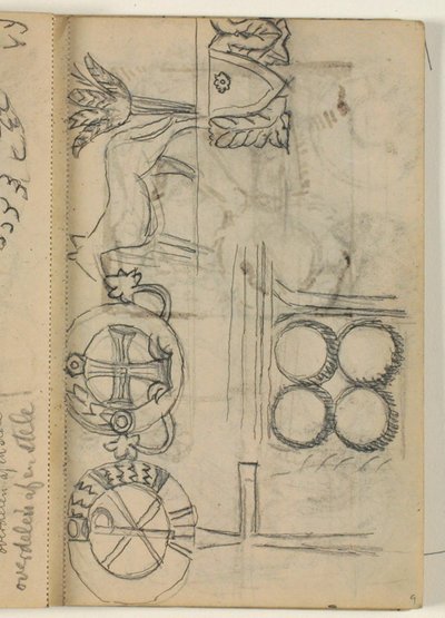 Studies of Various Tomb Ornaments by Niels Larsen Stevns