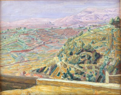 View from the Castle Square, Cagnes by Niels Larsen Stevns