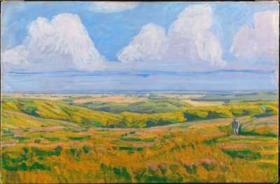 View from Korsdalen. Hammer Hills by Niels Larsen Stevns
