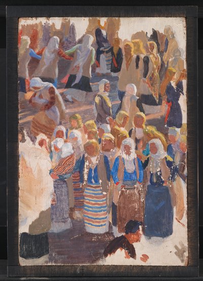 Groups of Dancing Women. Megara by Niels Skovgaard