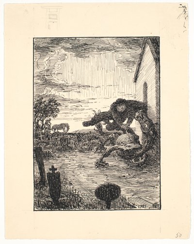 Hejbøl Farmer by Niels Skovgaard