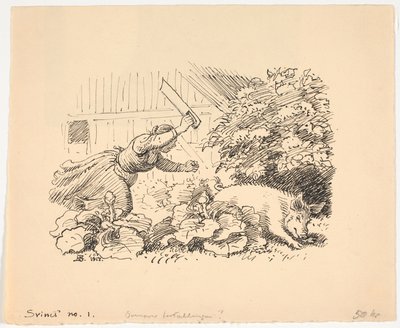 The Pig by Niels Skovgaard