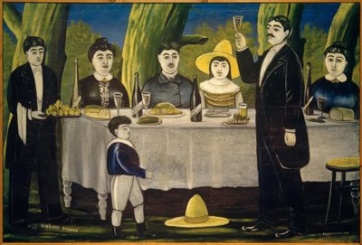 Family Gathering by Niko Pirosmani