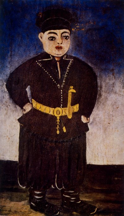Young Circassian boy by Niko Pirosmani