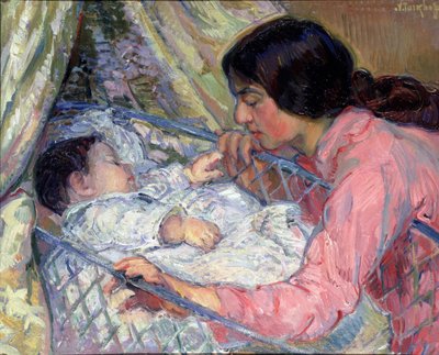 At the Cradle by Nikolai Alexandrovich Tarkhov