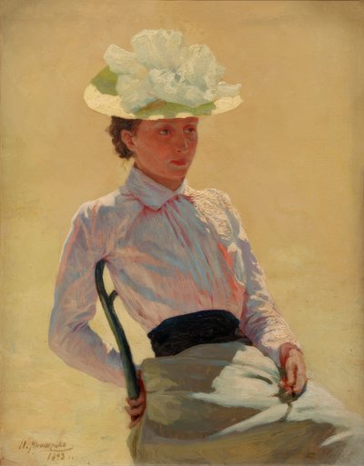 Portrait of an Unknown Woman by Nikolai Alexandrowitsch Jaroschenko