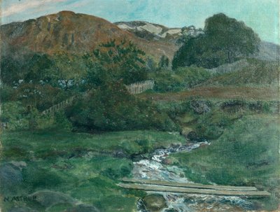 Bright June Night in Jolster, c.1907 by Nikolai Astrup