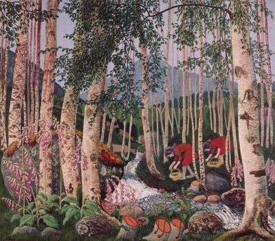 Foxgloves by Nikolai Astrup