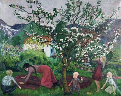 In the Garden, c.1914-15 by Nikolai Astrup