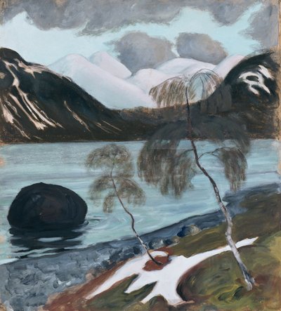 Jølster Lake by Nikolai Astrup