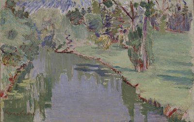 At the Slavyanka River by Nikolai Ivanovich Kulbin