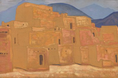 Taos Pueblo, New Mexico by Nikolai Konstantinowitsch Roerich
