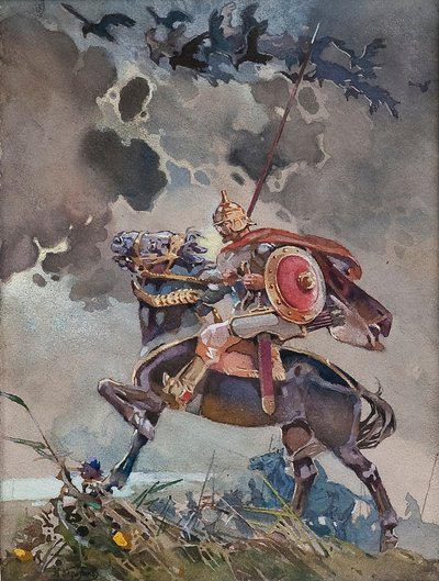 Horseman by Nikolai Nikolayevich Karasin