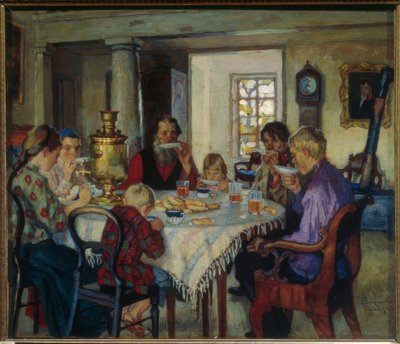 N.P. Bogdanov-Belsky, New Owners by Nikolai P. Bogdanow Bjelski