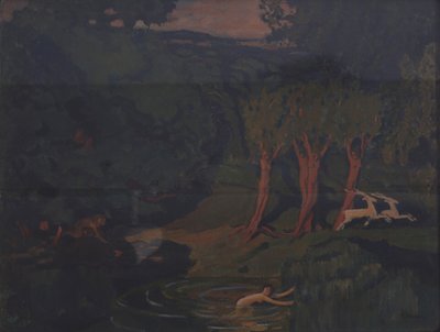 Pan and Nymph Syrinx by Nikolai Pavlovich Ulyanov