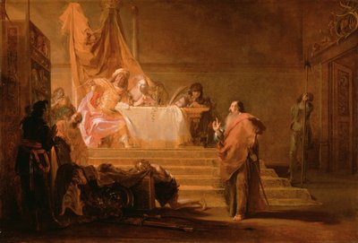 Solon before Croesus by Nikolaus Knüpfer